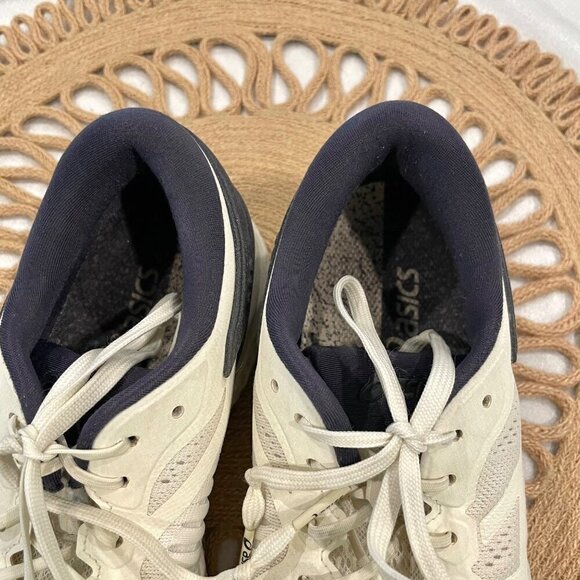 Asics MetaRun T8C9N-0101 Women White/Blue Sneakers Size 8.5 - Picture 7 of 12